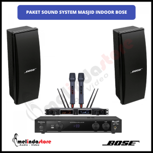 Paket Sound System Masjid Indoor Speaker Bose Profesional - Luas 50m2